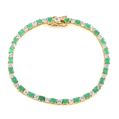 Bracciale in argento con Smeraldo Socoto