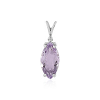 Ciondolo in argento con Ametista Rose de France