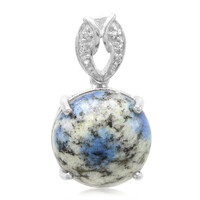 Ciondolo in argento con Azzurrite del K2