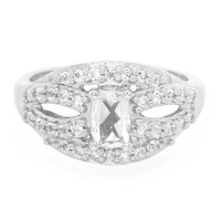 Anello in argento con Goshenite