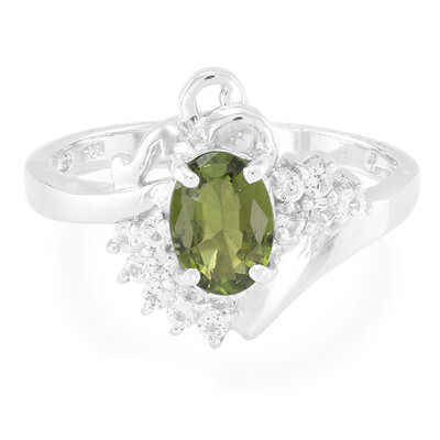 Anello in argento con Tormalina Cuprian