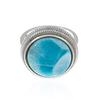 Anello in argento con Larimar