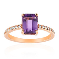 Anello in argento con Ametista
