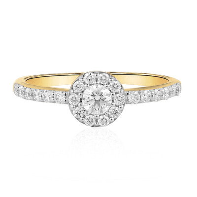 Anello in oro con Diamante IF (D) (Annette)