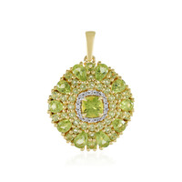 Ciondolo in argento con Peridoto