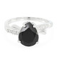 Anello in argento con Spinello Nero
