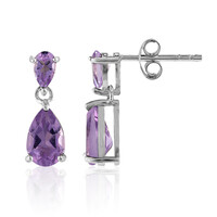 Orecchini in argento con Ametista