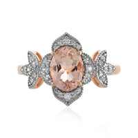 Anello in argento con Morganite