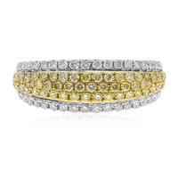 Anello in oro con Diamante Giallo SI2 (CIRARI)