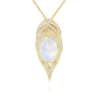 Collana in oro con Opale di Welo AAA (de Melo)