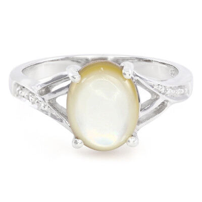 Anello in argento con Conchiglia Abalone