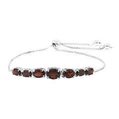 Bracciale in argento con Granato Mozambico
