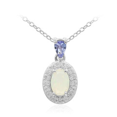 Collana in argento con Opale di Welo