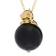 Collana in argento con Onice Nero (Gems en Vogue)