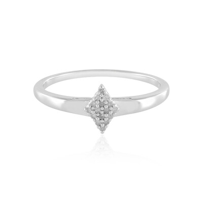 Anello in argento con Diamante I2 (I)