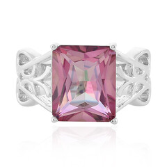 Anello in argento con Quarzo Rosso Oriente