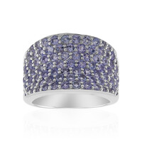 Anello in argento con Tanzanite
