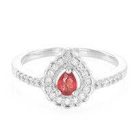 Anello in argento con Rubino Malawi
