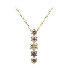 Collana in oro con Diamante Fancy SI2 (CIRARI)