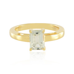 Anello in argento con Ametista Verde