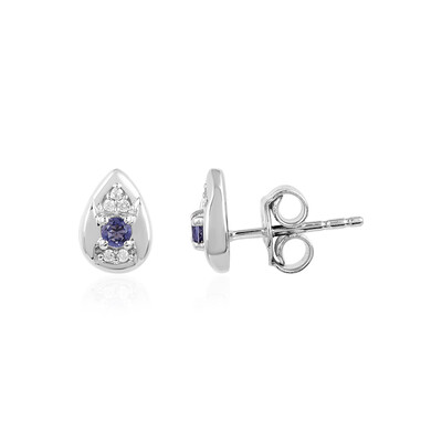 Orecchini in argento con Iolite