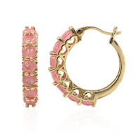 Orecchini in argento con Quarzo rosa pastello