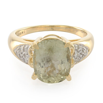 Anello in oro con Tormalina Cuprian (AMAYANI)