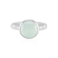 Anello in argento con Calcedonio Acqua