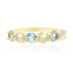 Anello in argento con Topazio Blu Cielo