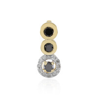 Ciondolo in oro con Diamante Nero