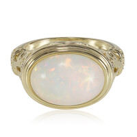 Anello in oro con Opale di Welo AAA (Adela Gold)