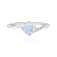 Anello in argento con Opale di Welo