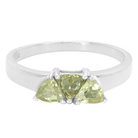 Anello in argento con Apatite Xia