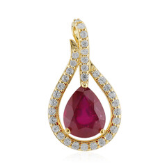 Ciondolo in argento con Rubino Bemainty