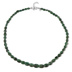 Collana in argento con Smeraldo Socoto