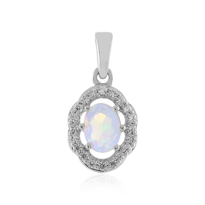 Ciondolo in argento con Opale di Welo