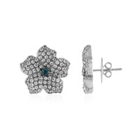 Orecchini in argento con Topazio Blu Londra (Dallas Prince Designs)