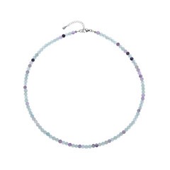 Collana in argento con Fluorite