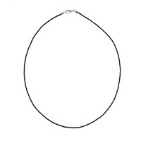 Collana in argento con Spinello Nero