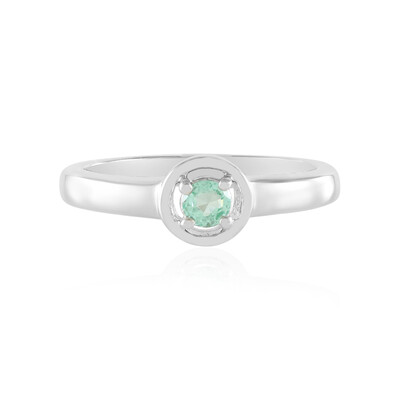 Anello in argento con Smeraldo Etiope