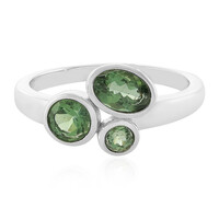 Anello in argento con Apatite Cromo