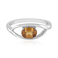 Anello in argento con Zircone Mandarino