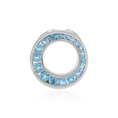 Ciondolo in argento con Topazio Blu Svizzero