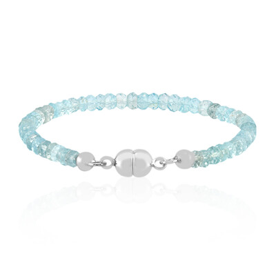 Bracciale in argento con Topazio Blu Svizzero