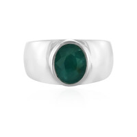 Anello da uomo in argento con Grandidierite