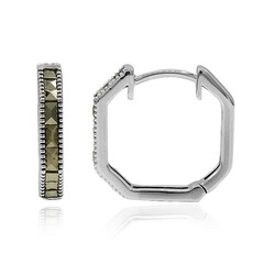 Orecchini in argento con Marcassite (Annette classic)