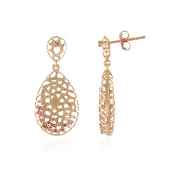 Orecchini in oro con Zaffiro Rosa (Ornaments by de Melo)