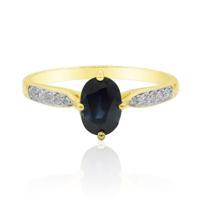 Anello in oro con Zaffiro Blu (Adela Gold)