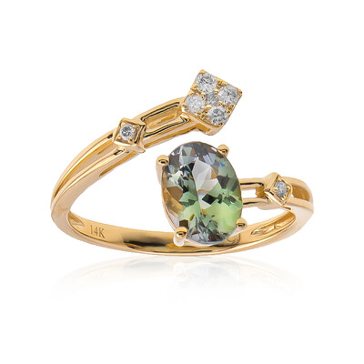 Anello in oro con Tanzanite (non riscaldata) (CIRARI)