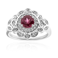 Anello in argento con Rodolite